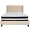 Flash Furniture Platform Bed Set, Riverdale, Queen, Beige HG-BM-35-GG - alternate 2
